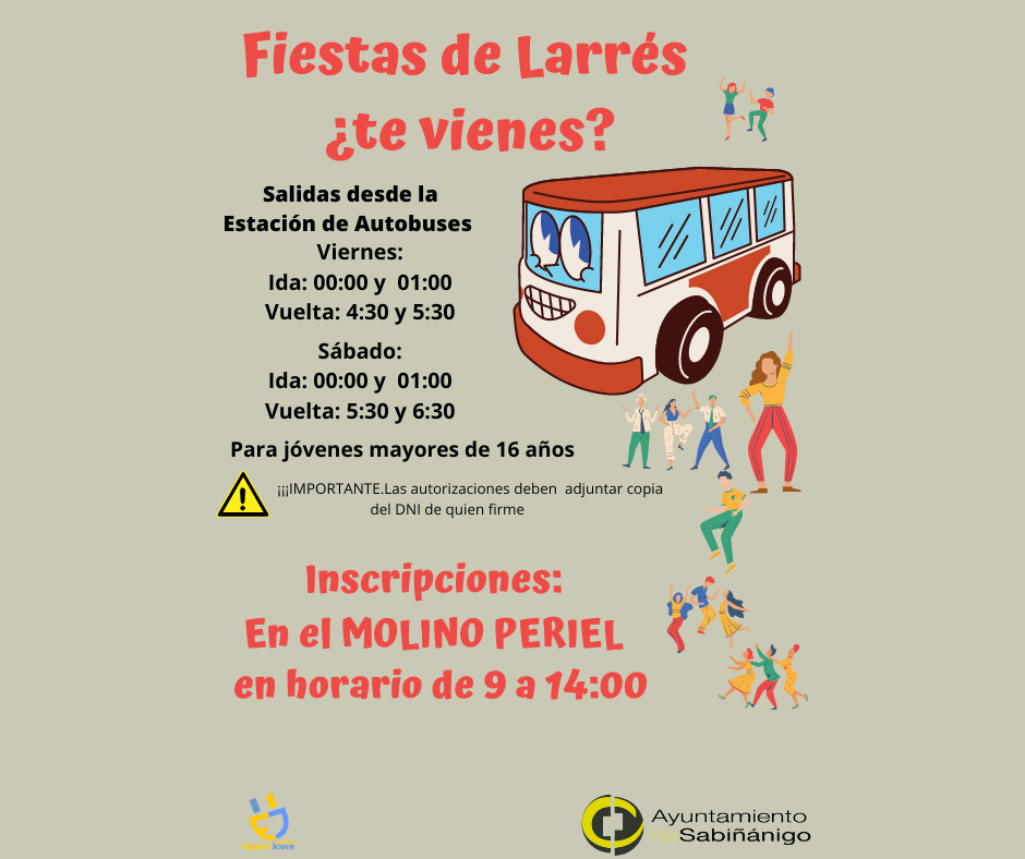 Imagen Festibús Fiestas de Larrés